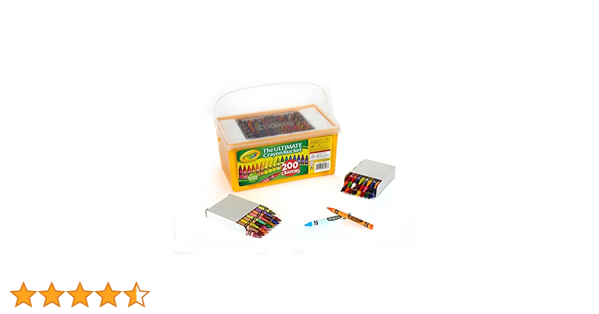 Creyola ultimate crayon bucket クレヨラ 200本 Crayola Ultimate Kids Colorful Crayon Bucket, 200 Pieces